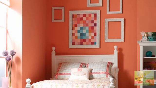 Коралловый цвет в интерьере спальни смотреть онлайн