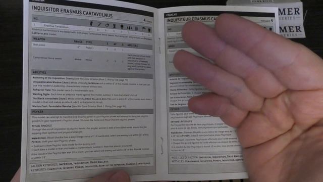 Inquisitor Erasmus Cartavolnus - Unboxing (WH40K)