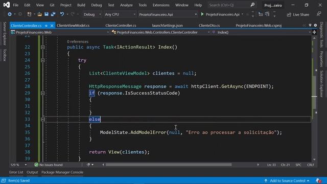 Projeto 2 - ASP.NET Core MVC + API - #18 - App Web Chamando API смотреть онлайн