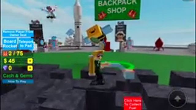 Playing Roblox (3-2-1 blast off simulator) смотреть онлайн