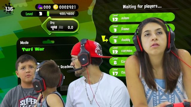 SPLATOON 2 in the HOUSE! Paintballs EVERYWHERE! (FGTEEV Mom vs. Dad vs. Chase) смотреть онлайн