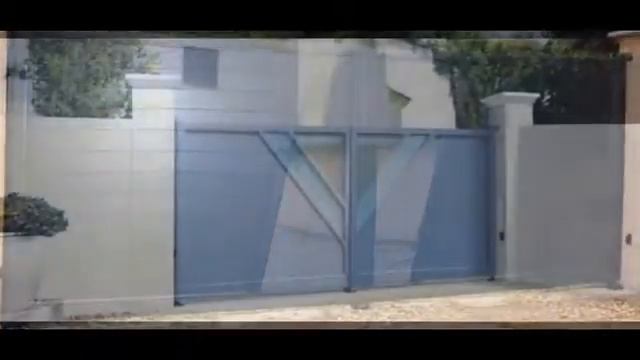 Ворота современные дизайнерские алюминиевые смотреть онлайн