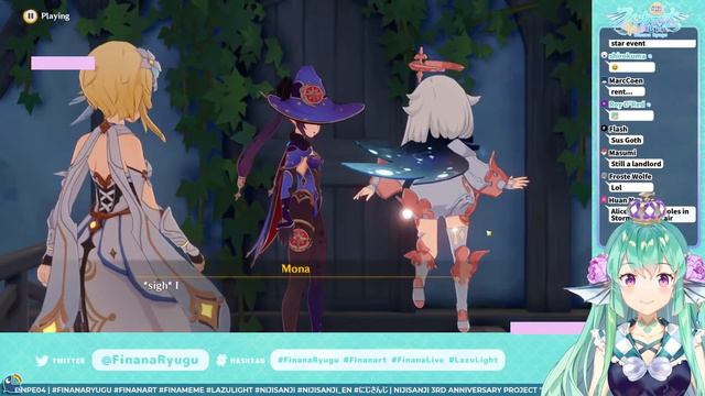 【GENSHIN IMPACT】 CHARACTER QUESTS!!! 【NIJISANJI EN | Finana Ryugu】|「LazuLight」 смотреть онлайн