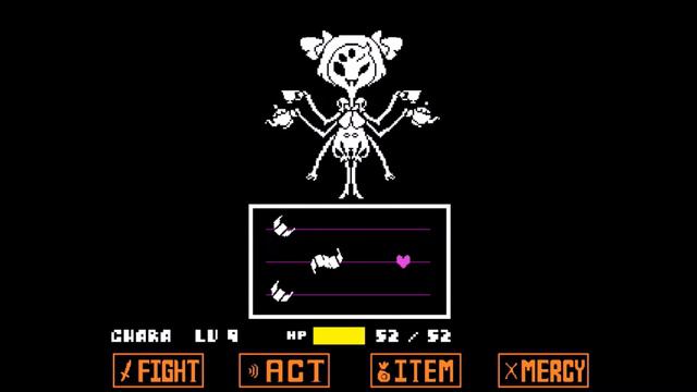 UNDERTALE - Muffet Boss Battle смотреть онлайн