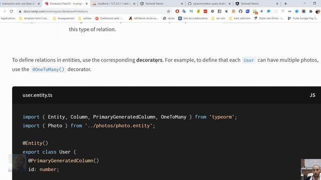 NestJs 7 TypeOrm Relation entre les entités #37 смотреть онлайн