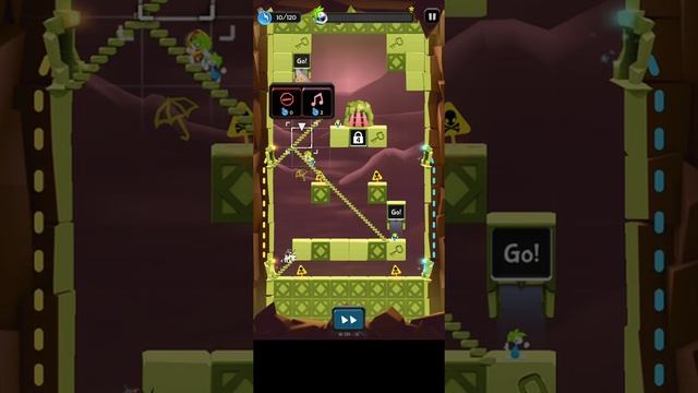 Lemmings W: 159 - 16 Walkthrough (use free stairs booster) смотреть онлайн