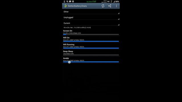Using BBS To Find Battery Draining App On Android