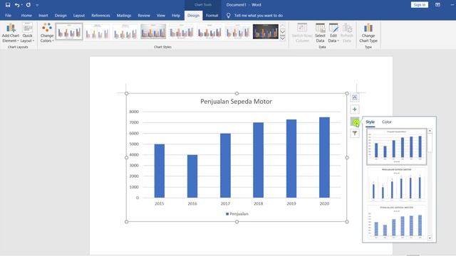 Cara Membuat Diagram Batang di Word | Belajar Microsoft Word смотреть онлайн