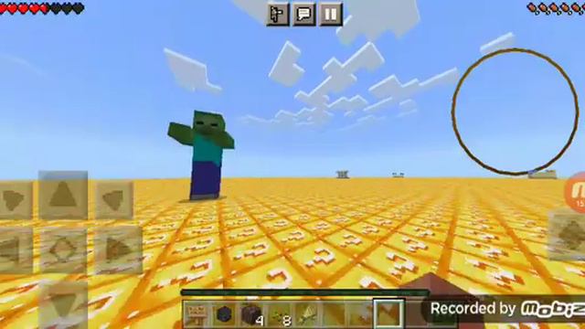 плоский мир из лаки блоков+я проверил как выглядят далёкие земли обычного мира в minecraft смотреть онлайн