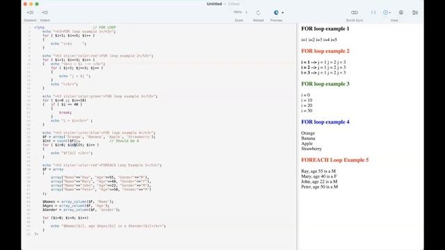 PHP Tutorial 02 Arrays, Functions, Decisions смотреть онлайн