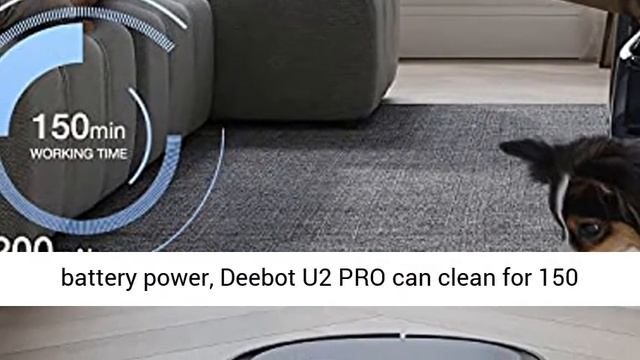 Ecovacs Deebot OZMO U2 Pro Robot Vacuum Cleaner 2in1 Vacuum and Mop, Extra Pet Care Kit 800ml Large смотреть онлайн