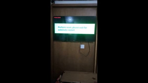 HAIER ANDROID TV RESTORE TO FACTORY MODE