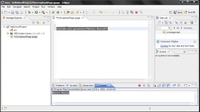 สอนจาวา 001 Hello World (in Thai) смотреть онлайн