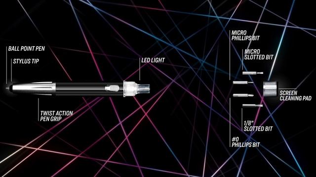 8-in-1 Lighted Logo Pen | ITEM 1273 смотреть онлайн