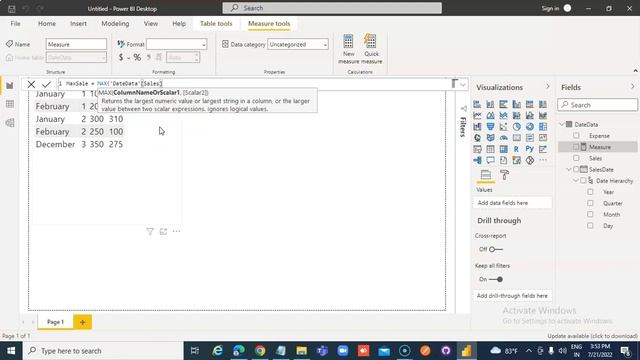 Lesson37-Power BI - DAX - MAX - Power BI 1000 Videos смотреть онлайн