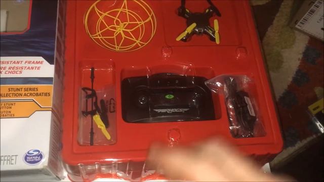 Air Hogs Hyper Stunt Drone Unstoppable Micro RC Drone UNBOXING смотреть онлайн