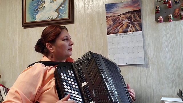 В парке Чаир Tango Баян chromatic accordion смотреть онлайн