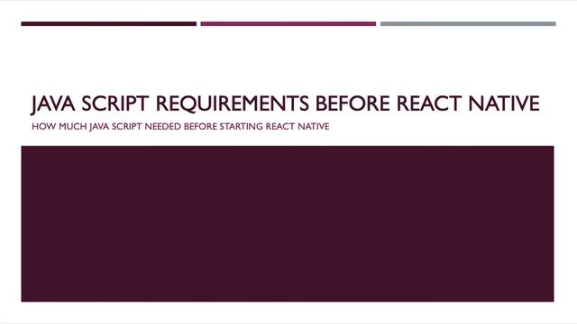 How much JavaScript is need to start React Native in Urdu | Urdu & Hindi смотреть онлайн