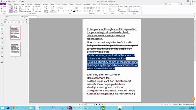How to Underline and Strike-through Text in a PDF Document in Foxit PhantomPDF смотреть онлайн