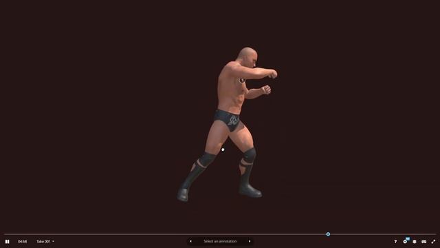 3d персонаж бойца - скала смотреть онлайн