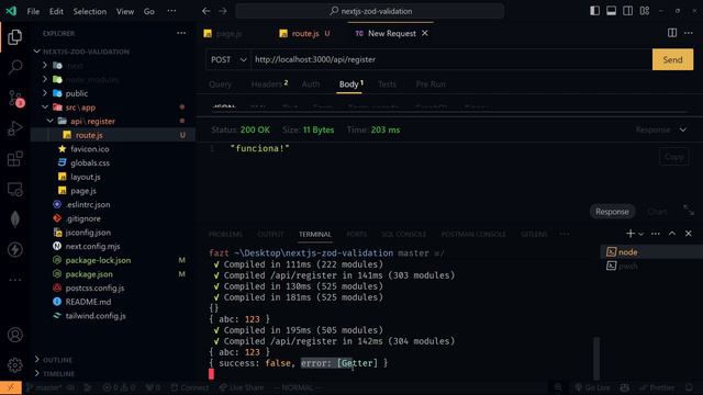 Nextjs - Validaciones en REST API usando Zod смотреть онлайн