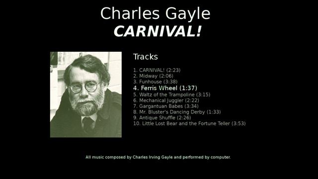 Charles Gayle - 4. Ferris Wheel - CARNIVAL смотреть онлайн