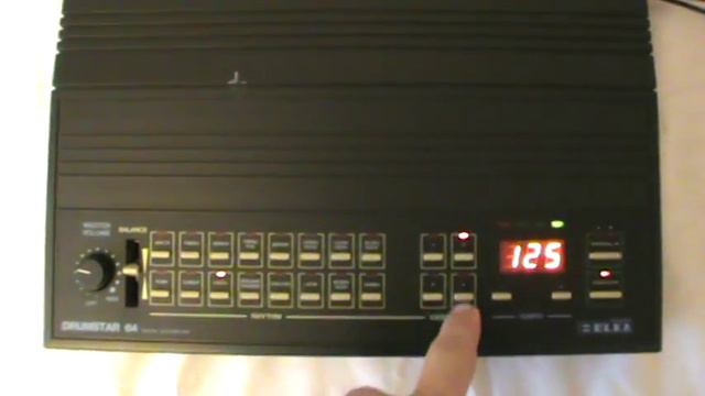 Elka Drumstar 64 drum machine смотреть онлайн