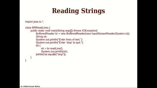 Java Programming - Lecture 5 : Input methods in Java смотреть онлайн