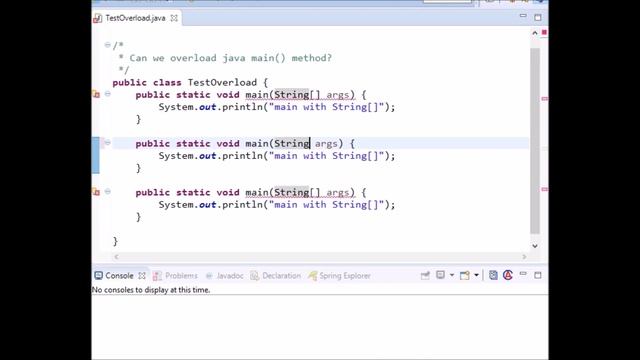 Can we overload java main method? - Java Basic Tutorials смотреть онлайн