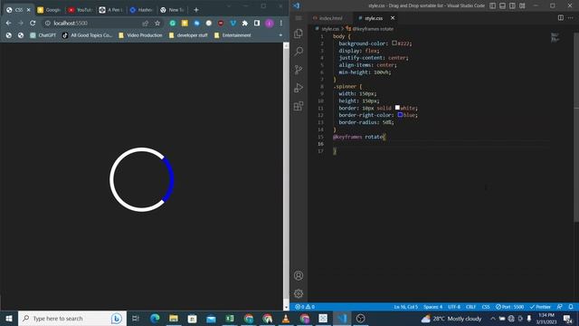 How to Build A Simple Loader/Spinner With HTML and CSS смотреть онлайн