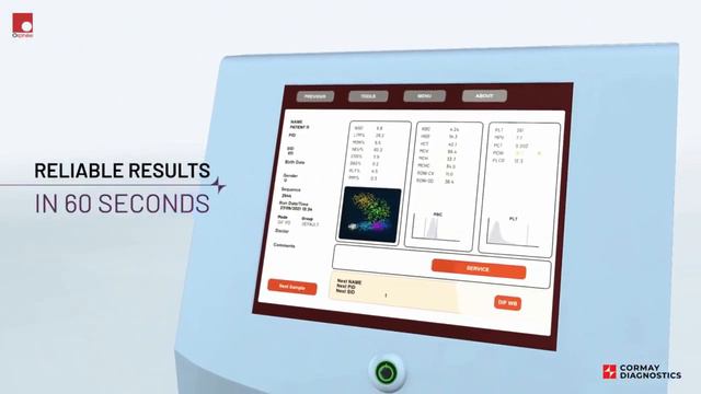 Новый анализатор гематологический автоматический Mythic 60 5-Диф Hematological Analyzer Mythic 60