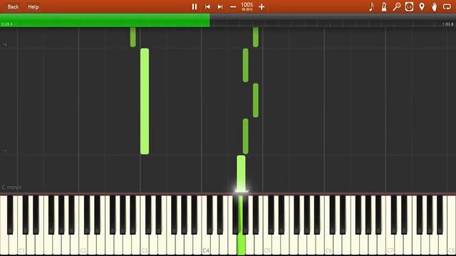 Obito & Kakashi Death Theme - Naruto [Piano Tutorial] (Synthesia) смотреть онлайн