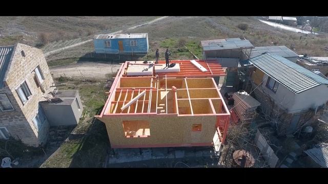 Отзыв о строительстве дома из СИП панелей в Судаке. Строительная компания "Ника" смотреть онлайн