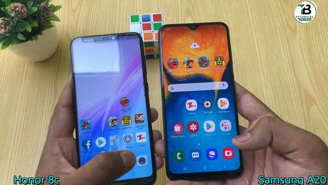 Samsung A20 vs Honor 8c - Speed Test ,Camera Test & Comparison [Urdu&Hindi] смотреть онлайн