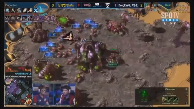 Starcraft II HOTS: Proleague 2015 PlayOff Game 6 KT Rolster "Stats" vs Sbenu "DRG" смотреть онлайн