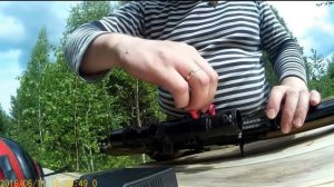 Карабин вепрь 308 420мм. Кучность, пристрелка 50, 100, 200 метром