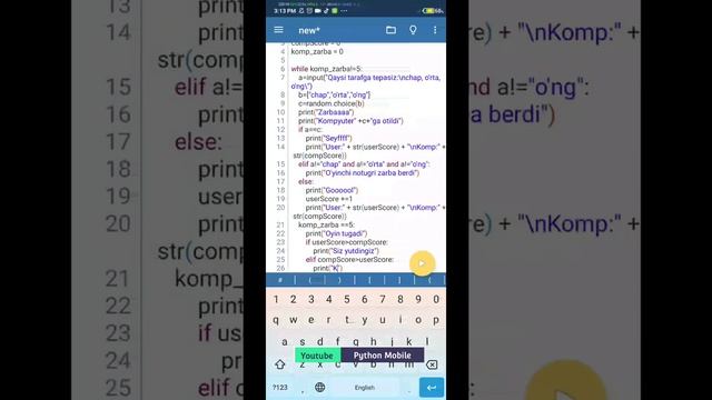 Pythonda O'yin Yaratish | Python Game Tutorial Penalti