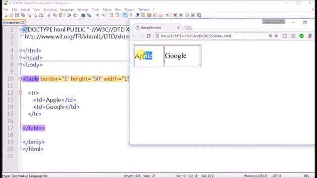HTML Tutorial For Beginners 13 - Table height, width, cellpadding and cellspacing смотреть онлайн