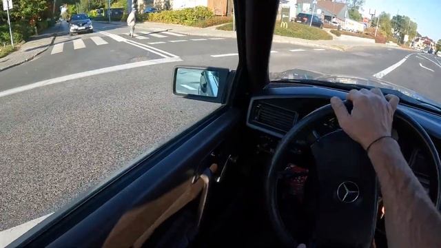 1990 Mercedes 190 W201 POV Drive