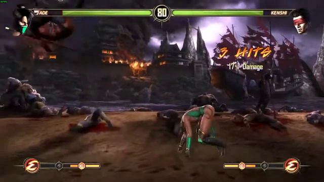Mortal Kombat 9 Прохождение башни на эксперте без поражений за персонажа Jade смотреть онлайн