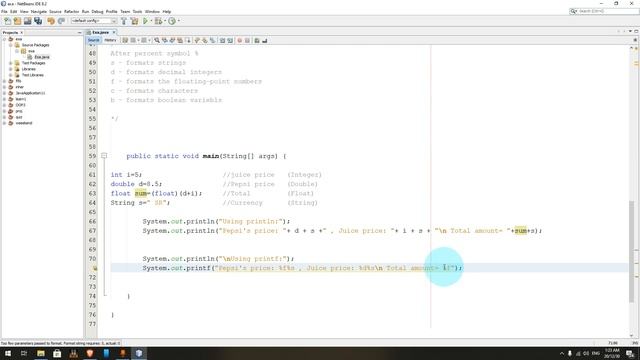 شرح print formatted (printf) in java смотреть онлайн