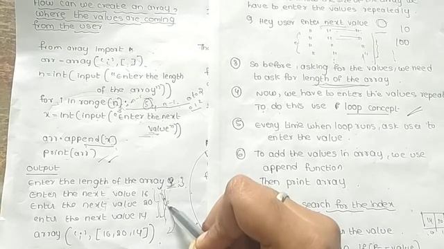 24 . User input in array& search element in array in Python || Python tutorials for beginners смотреть онлайн
