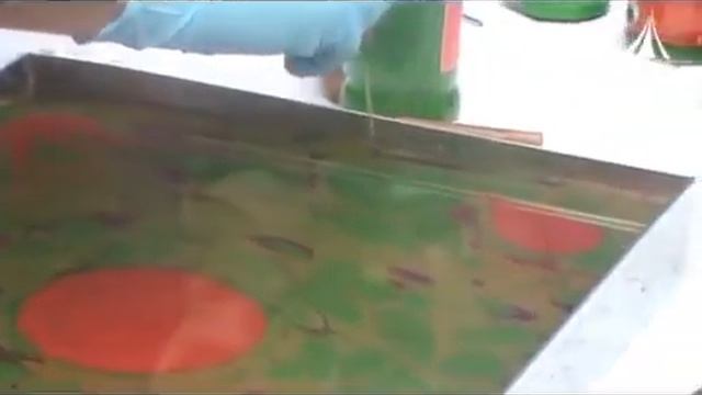 Рисование на воде Эбру в ТРЦ Хан Шатыр смотреть онлайн