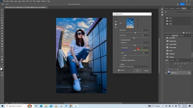 Sky replacement photoshop Ai #free #freephotoshop #new #trending #photoshop beta смотреть онлайн