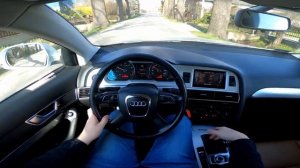 Audi A6 C6 2.0 TFSI 170HP Manual (2009) POV Test Drive & Acceleration 0-100 |4K #183