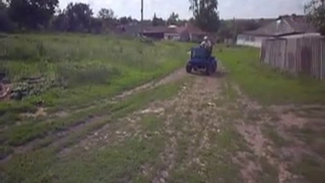САМОДЕЛЬНЫЙ МИНИТРАКТОР НА БАЗЕ ЛУАЗ. ПЕРВЫЙ ВЫЕЗД смотреть онлайн