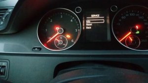 Passat B6 2010. Обнулить сервис интервал. Вход в меню бортового компьютера. Reset servis interval.