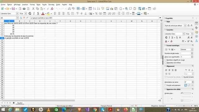 Comment calculer une MOYENNE et une SOMME sur Excel ou Libre Office Calc ? смотреть онлайн