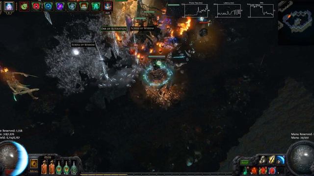 Path of Exile, Summoner, Necropolis L77, Double boss burst смотреть онлайн
