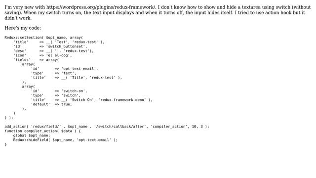 Wordpress: Redux callback action смотреть онлайн